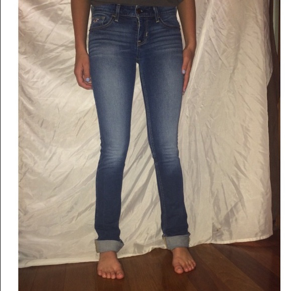 dark wash boot cut jeans hollister