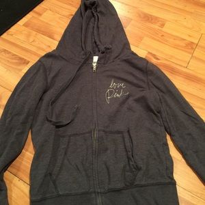 PINK zip-up hoodie