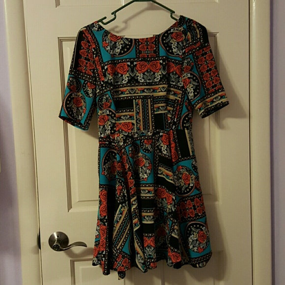 Mink pink rose dress