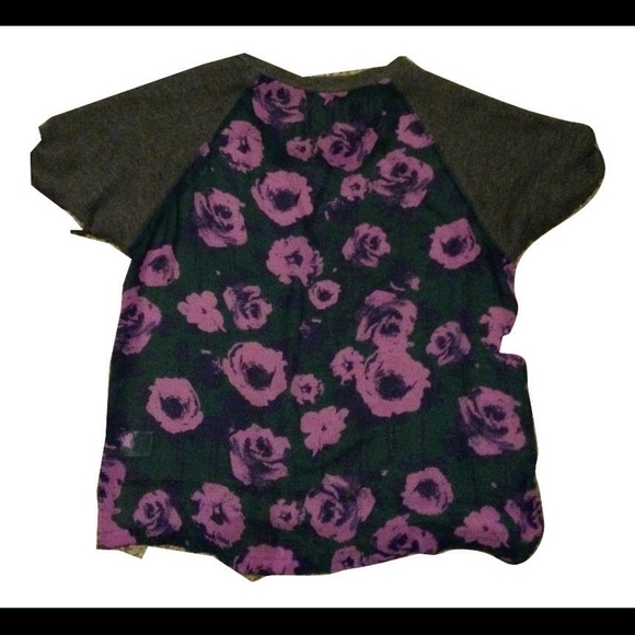 Patterned Back Shirt