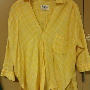 Anthropologie plaid shirt