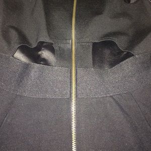 Dresses - Black Faux Leather Skater Dress Dresses - Black Faux Leather Skater Dress