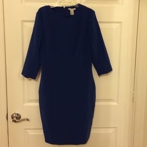 Royal Blue Pencil Dress