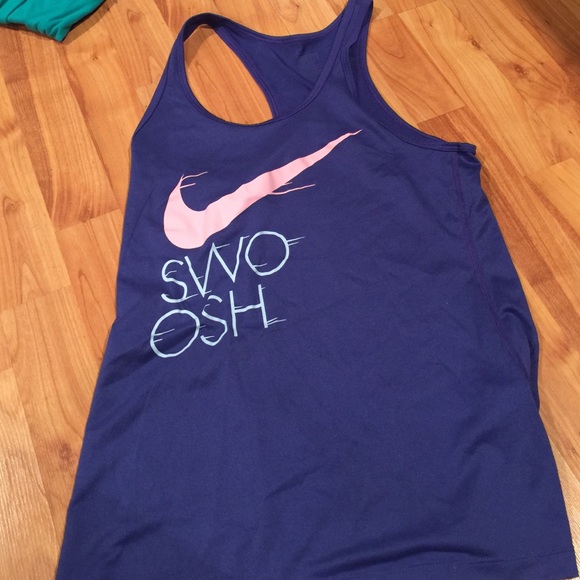 Dark blue/purple workout shirt