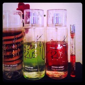 Beauty rush juiced berry mist & purse sprayer.