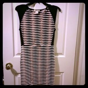 Arden B nude and black dress