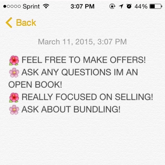 EVERYTHING MUST GO! BUNDLE AND MAKE OFFERS! :)