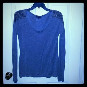 Express gray sweater