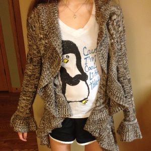 Windsor Long brown sweater