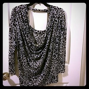Express leopard print shirt