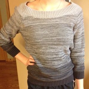 Gray ombré sweater