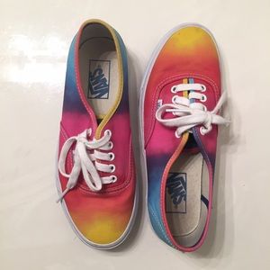 Barely Worn Tie Dye Vans
