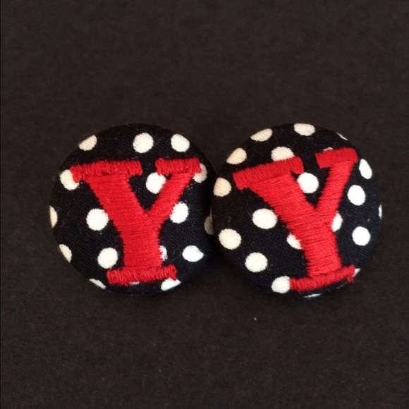 Monogrammed earrings