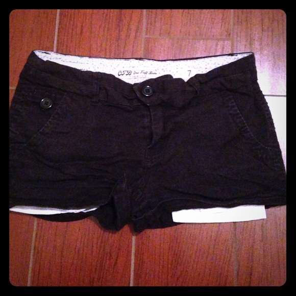 Cute Black Cotton Shorts!
