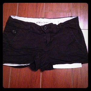 Cute Black Cotton Shorts!