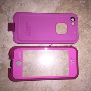 Pink LifeProof iPhone 5/5s case