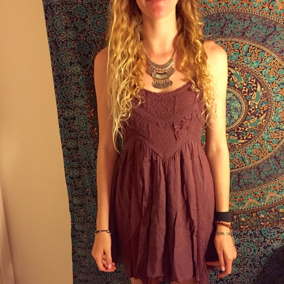Maroon American eagle dress