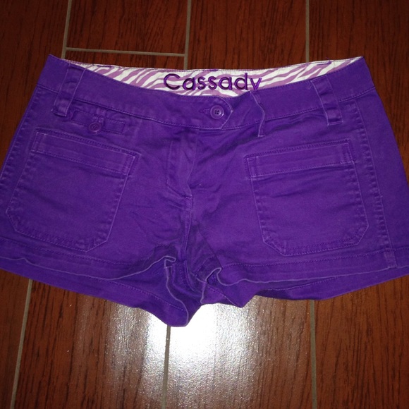 Cassady (Delia's) Purple Cotton Shorts!