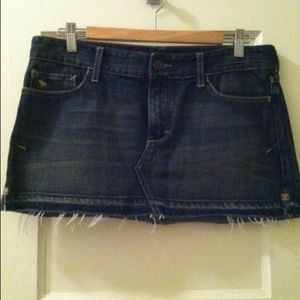 Super cute denim mini skirt