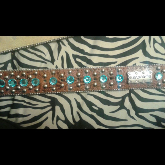 Rhinestone belt main image 4