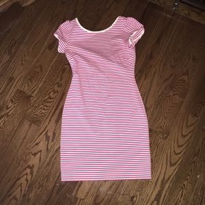 Juicy couture form fitting scoop back dress.