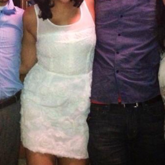 White Rachel Roy dress