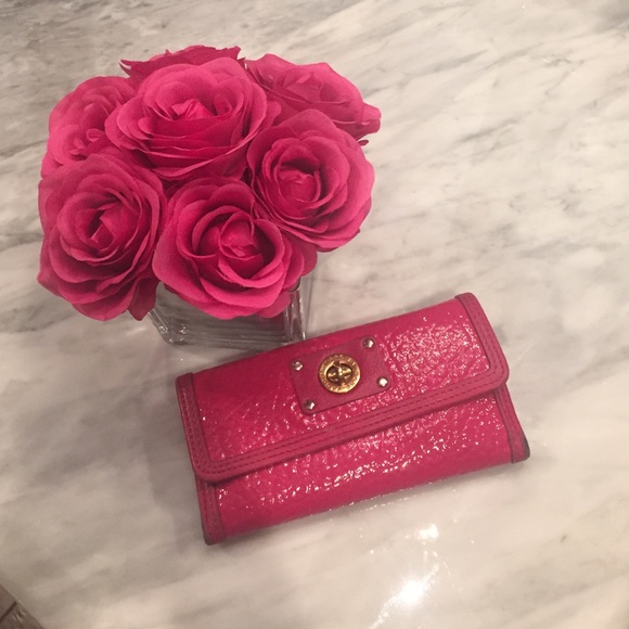 Marc by Marc Jacobs Pink Fuchsia Patent wallet