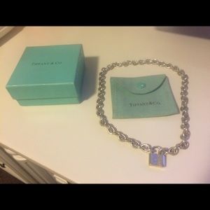 Tiffany & Co. 1837 Padlock Necklace