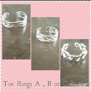 Toe Rings 925 Sterling Silver