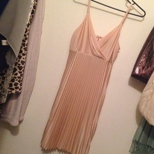 Bebe champagne dancing dress!