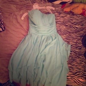 Mint color dress