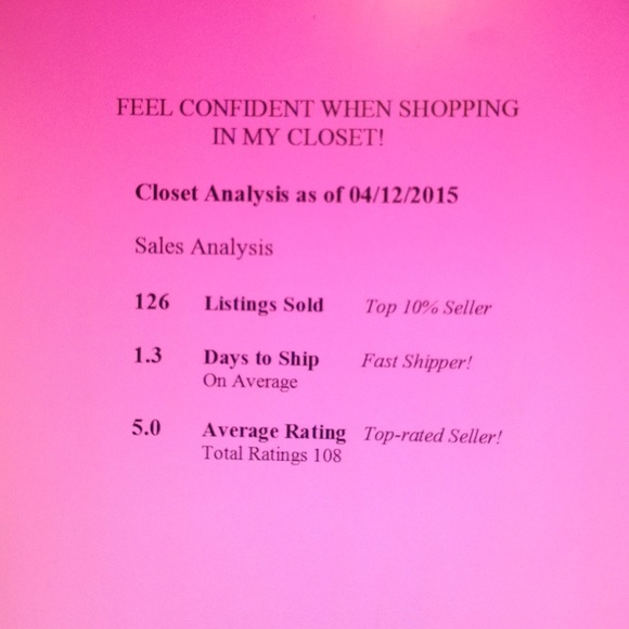 Shop with confidence!