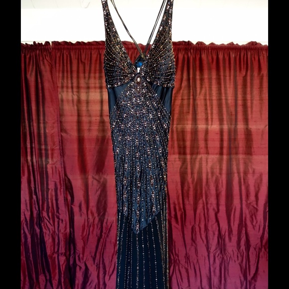 Sue Wong beaded gown
