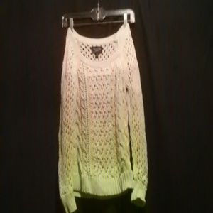 Faded Neon Green Sweater