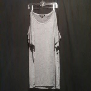 Grey Short Sleeved Top