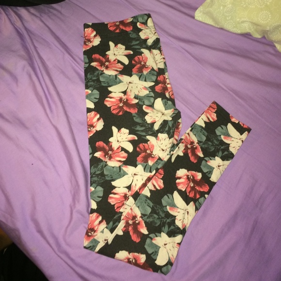 Flower leggings