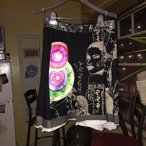 Desigual cotton skirt