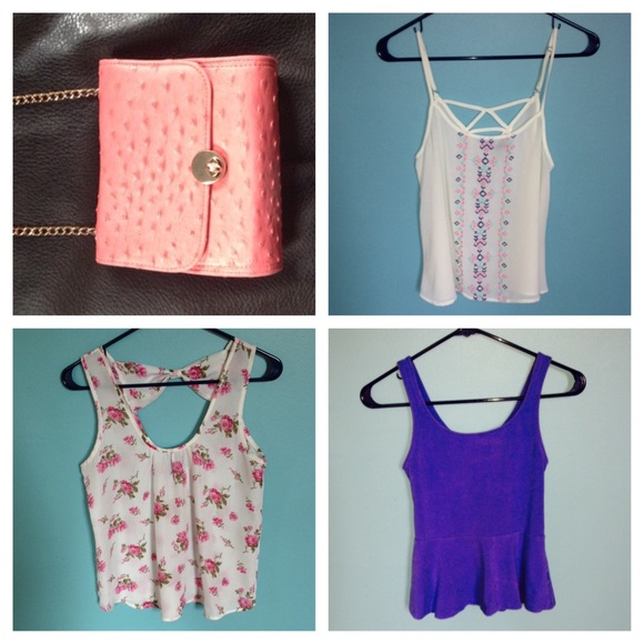 Bundle! 3 shirts and a purse!