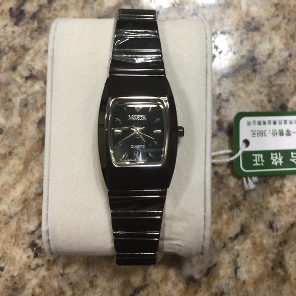 Black Mseta women's watch