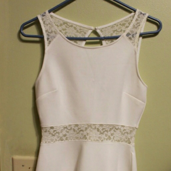 White lace dress