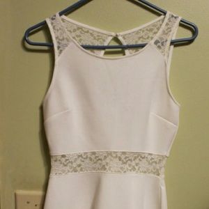 White lace dress