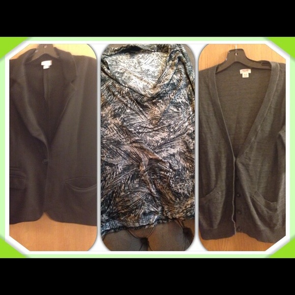 Target xl  cotton blazer, cami, & sweater sold
