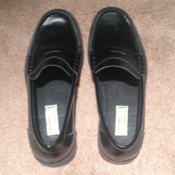 Black Penny Loafers