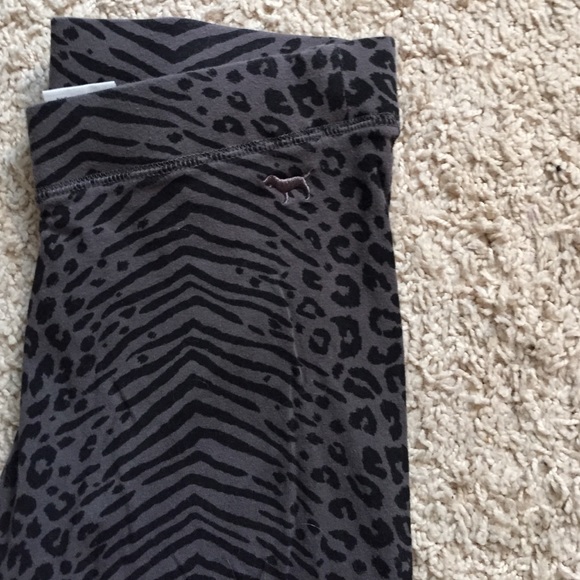 BUNDLE--VS PINK animal print leggings