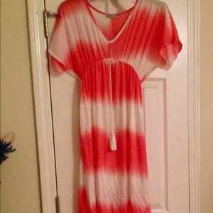 Ombré Pink Maxi Dress