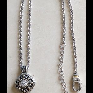 Andrea Candella Necklace 18K Gold & Pave Diamonds