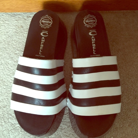 Jeffery Campbell platform slide ins