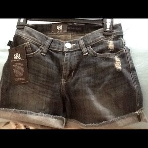 Rock & Republic Cut Off Blue Jean Shorts