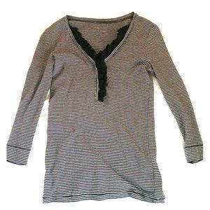 Striped navy and white J Crew top!