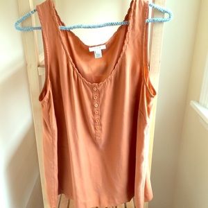 Rust top from J Crew